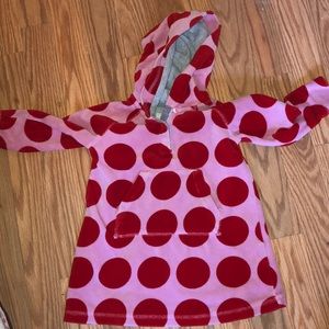 Mini Boden Baby toddler polka dot terry hooded 👶